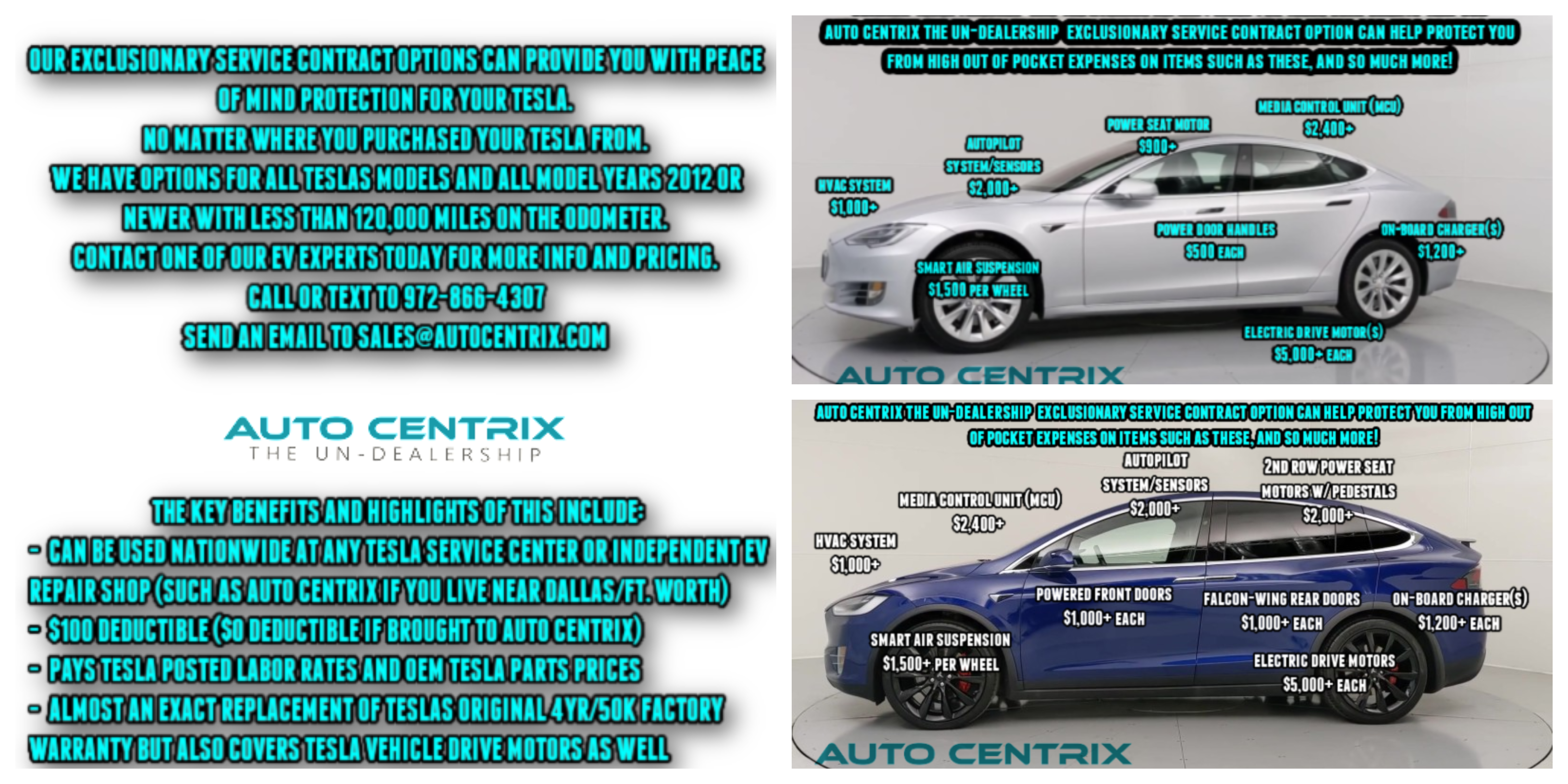 Auto Centrix Tesla Vehicle Protection